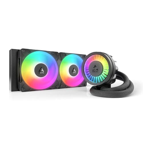 Image of ARCTIC Liquid Freezer III Pro 240 A-RGB - AIO CPU Cooler, 2 x 120 mm Water Cooling, 38 mm Radiator, PWM Pump, VRM Fan, AMD AM5/AM4, Intel LGA1851/1700 Contact Frame - Black