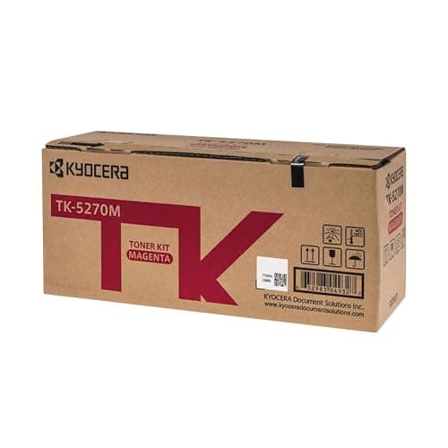 Image of Kyocera TK-5270M Toner Cartridge Magenta Original Toner Cartridge 1T02TVBNL0 Printer Toner Compatible for P6230cdn, M6230cidn and M6630cidn. Printer Toner for up to 6000 Pages