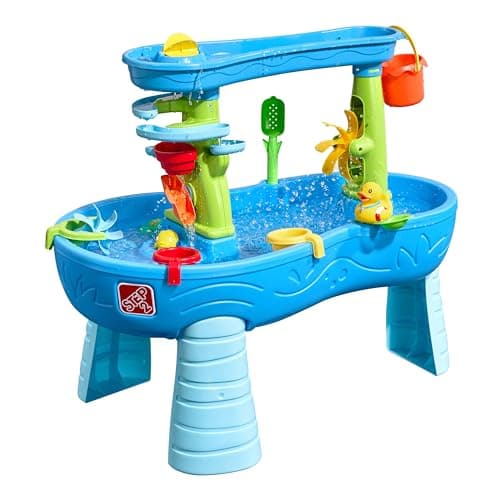 Image of Step2 Double Showers Water Table with 11-pieces accessory set | Water Play, Activity Table | For the garden