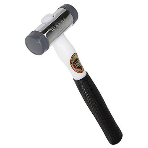 Image of Grey/Grey Thor Glazing Hammer Soft/Medium/Hard Nylon Face 38mm UPVC Window Bead Mallet THO712