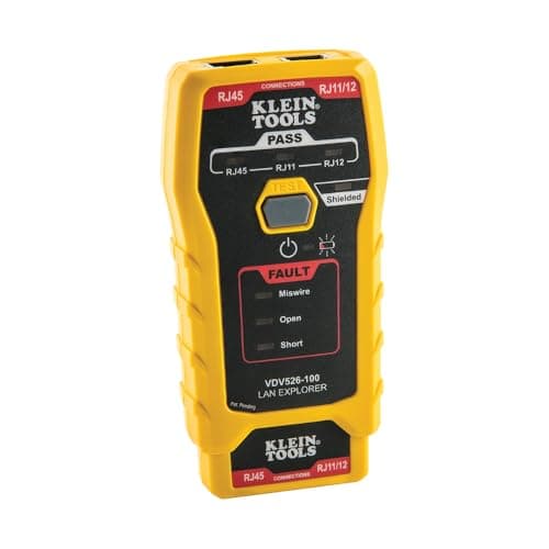 Image of Klein Tools VDV526-100 Network LAN Cable Tester, VDV Tester, LAN Explorer with Remote