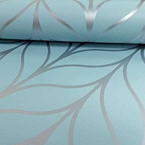 Image of Holden Shimmering Geo Striped Wallpaper Art Deco Trellis Metallic Motif 50063