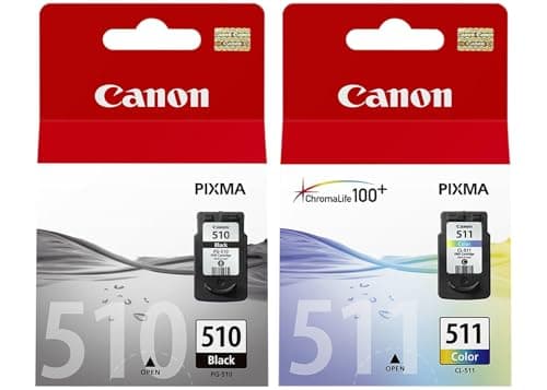 Image of Canon PG-510 & CL-511 Ink Cartridge Combo Pack - Ink For PIXMA IP2700 IP2702 MP240 MP250 MP480 MP490 MP495 MX340 MX410 - Recycling Pack Included