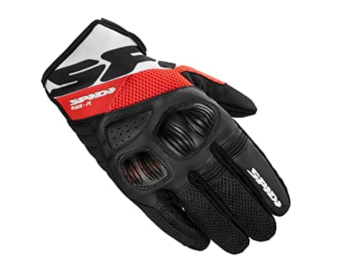 Image of SPIDI Flash R-EVO motorcycle gloves, Red, Size M