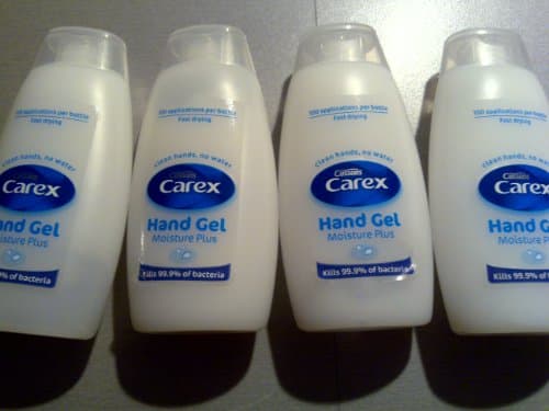 Image of 4 x Carex Moisture Plus Hand Gel -50ml