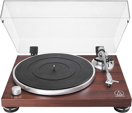 Image of Audio-Technica LPW50BTRW Manual Belt-Drive Turntable (Wireless & Analogue) Rosewood
