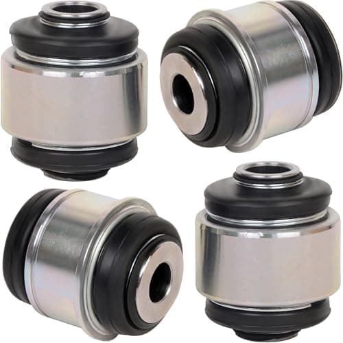 Image of AUTOACER Rear Suspension Bushes Kit 4pc - Upper & Lower Heavy Duty Knuckle Hub Bushings for Land Rover Discovery 3/4 L319 & Range Rover Sport L320 2004–2018, OEM# LR032644 RBK500220