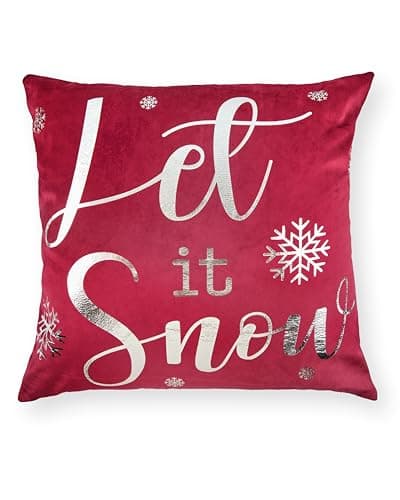 Image of Emma Barclay Christmas Cushion Covers 45x45 Christmas Scatter Pillow Xmas Cushions Throw Pillow Covers Decorative Pillowcase for Christmas Home Decoration