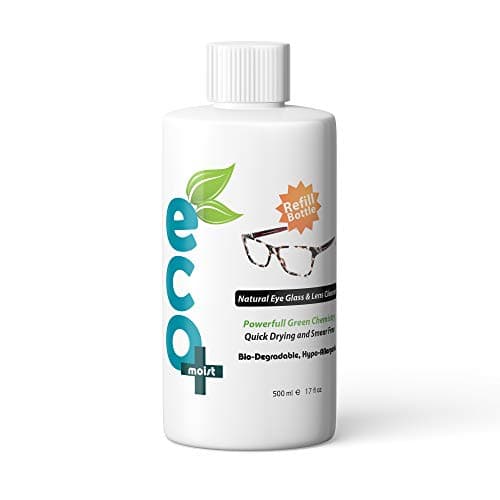 Image of Ecomoist Lens Cleaner Refill 500ml – Alcohol-Free, Streak-Free, Anti-Static Cleaning Solution for Glasses, Camera Lenses, Screens & Binoculars – Eco-Friendly Biodegradable Formula