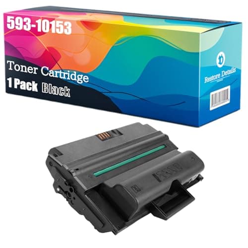 Image of High Yield 593-10153 RF223 Toner Cartridge Compatible for Dell 1815dn Printer, Unleash High-Definition Printing, Achieving 5000 Pages(Black)