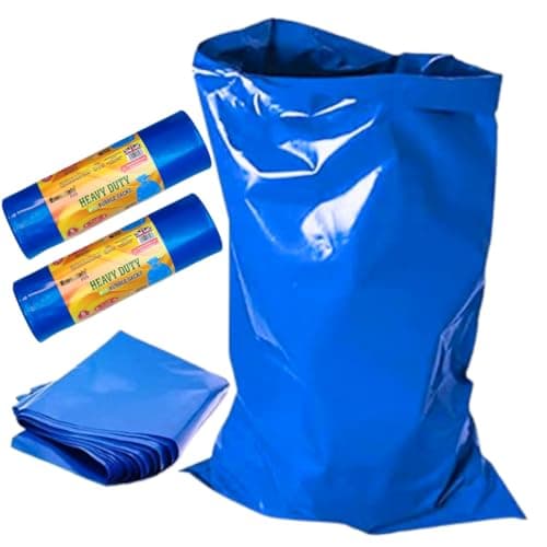 Image of HOMESmith HSBB-010 Heavy Duty Extra Strong Rubble Sacks BB2154221, Blue Plastic, 30 kilograms
