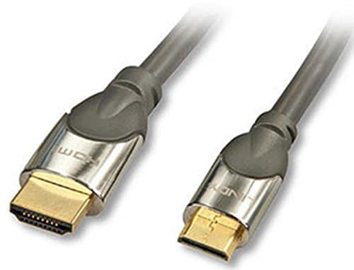 Image of LINDY 0.5 CROMO High Speed HDMI to Mini HDMI Cable with Ethernet