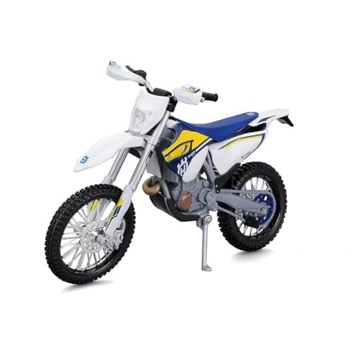 Image of Maisto HUSQVARNA FE501 Motorbike - 1:12 Scale - Incredibly Detailed Die-Cast Replica Collectible Motorcycle Model, Yellow