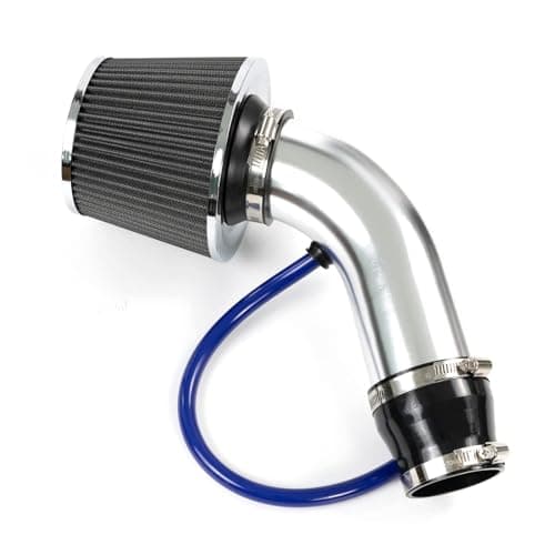 Image of QZMREVKPD Air Intake Filter, for Ford Fiesta 5-Door HF/HG/HJ JA8 JC3/JD3 2021-2024 2025 Cold Air Intake Kit High Flow Performance Induction Filter washable reusable air filter cone,D