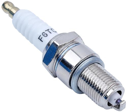 Image of F6TC Spark Plug for NGK BP6ES and for Champion N9YC, ADEFOL Spark Plugs Fit for GX160 GCV160 GX100 GX120 GX200 GX240 GX270 GX340 GX390 Series Lawnmower Engine Sparkplug (1)