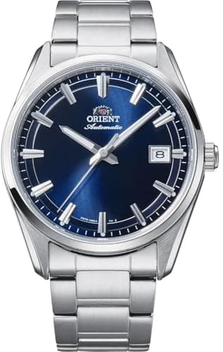 Image of Orient Mako/Stretto Automatic Men’s Watch RA-AC0R02L30B (Navy Blue, Silver)