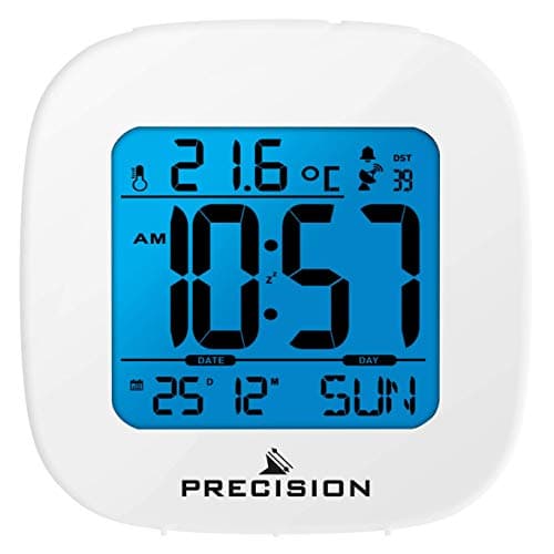 Image of Precision AP058 Alarm Clock, White, One Size