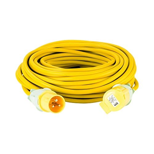 Image of Defender E85233 25 m 16 A 2.5 mm 110 V Extension Lead Cable - Yellow