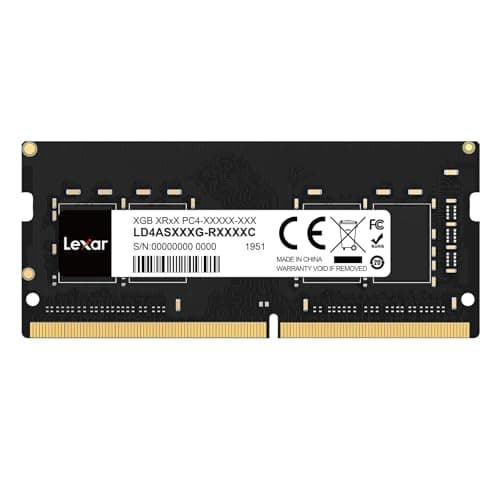 Image of Lexar SODIMM 16GB DDR4 RAM 3200 MHz, 260-Pin DDR4 SODIMM Laptop Memory Ram, High-Performance SO-DIMM Memory Module Upgrade, Laptop/Notebook Computer Memory, CL22-22-22-52 1.2V