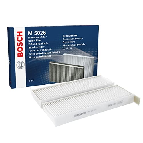 Image of Bosch M5026 Standard Cabin Filter, Replacement Filters - Filters Pollen and Dust for Cleaner Air Inside the Vehicle Set of 2 Filters
