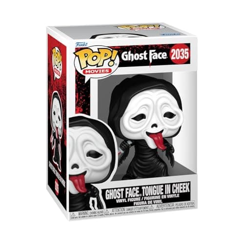 Image of Funko POP! Vinyl: Ghost Face with Tongue - Collectable Vinyl Figure - Gift Idea - Official Merchandise - Toys For Kids & Adults - Model Figure for Collectors and Display