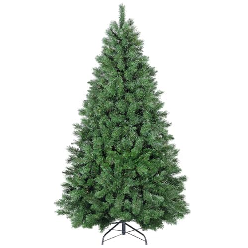 Image of VEYLIN 6 FT Christmas Tree 700 Tips Green Artificial Tree with Metal Stand