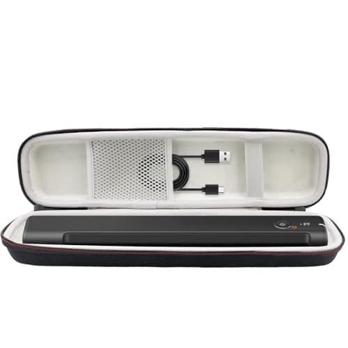 Image of Hard Storage Case Compatible with Epson Workforce ES-50/ES-55R/ ES-60W/ES-65WR/DS-30/DS-70/DS-80W and Epson RapidReceipt RR-60/70W Portable Document Scanner(Black，Case Only)