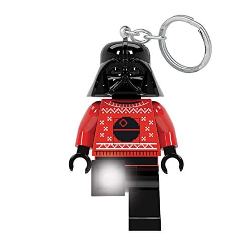 Image of LEGO Star Wars Darth Vader Ugly Sweater Keychain Light - 74mm Large Figure