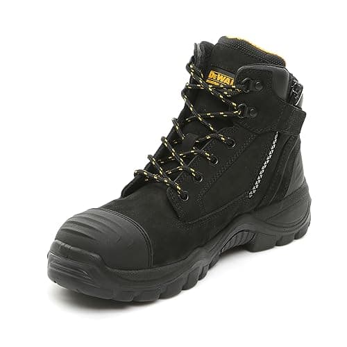 Image of DEWALT Men's Akron Side Zip Steel Toe Safety Boot, Black, UK10 (EU44)