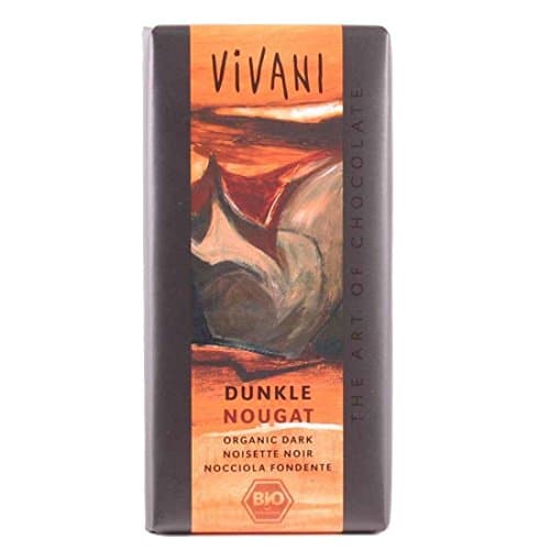 Image of Vivani Organic Chocolate | Dark Choc & Nougat | 5 x 100g (UK)