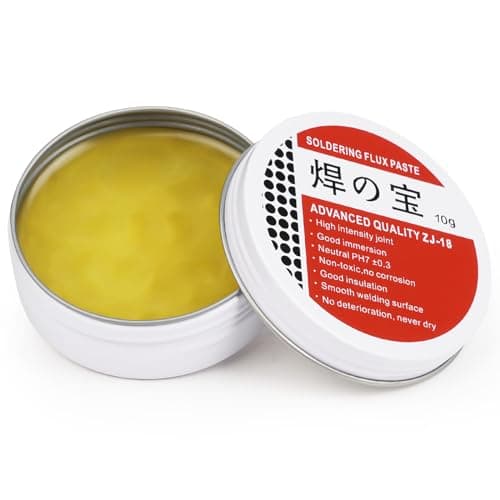 Image of flintronic Solder Flux Paste, 10g Rosin Solder Flux, Solder Flux Tin Paste, No-Clean Lead-Free Flux Environmentally Friendly Solder Tin Paste for Phone SMD PCB BGA PGA Home Appliance Welding