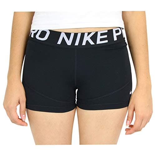 Image of Nike Pro Women's 3" Training Shorts, Black/(White), X-Small