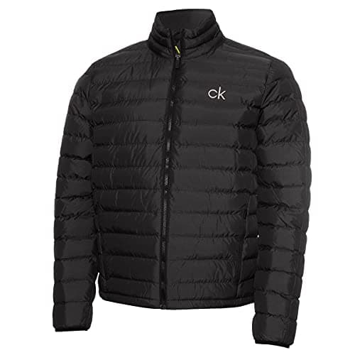 Image of Calvin Klein Mens Padded Ripstop Breathable Stretch Jacket - Black - XXXL