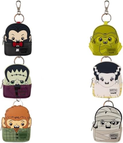 Image of Loungefly Universal Monsters Mystery Mini Backpack Bag Charm