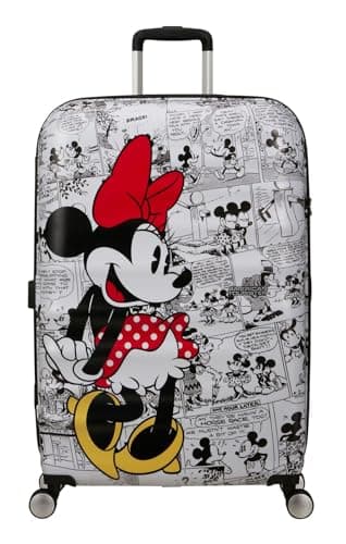 Image of American Tourister Wavebreaker Disney FL - Spinner L, Case, 77 cm, 96 L, Multicolor (Minnie Comics White)