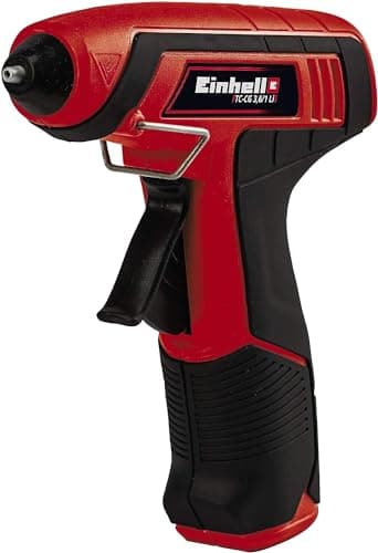 Image of Einhell TC-CG 3,6/1 Li Cordless Hot Glue Gun | Anti-Drip System, 30 Seconds Heat-up Time | Battery Glue Gun for Crafting, DIY, Woodwork, Repair with 4 x 11mm Glue Sticks and Storage Case