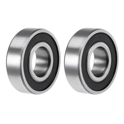 Image of TA-VIGOR 2Pcs 6204-2RS Deep Groove Ball Bearings, Z2 20mm x 47mm x 14mm Double Sealed Industrial Bearings, Chrome Steel Skateboard Bearings for Motor Electrical Instrument Equipment