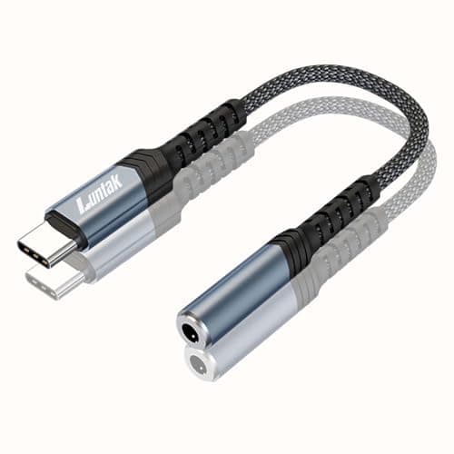 Image of USB C to 3.5mm Jack Headphone Adapter,Type C to 3.5mm Headphone Aux Digital Audio Earphone Adaptor Compatible with iPhone16/15 Plus/Pro Max,Samsung Galaxy S25/S24/S23/S22/S21/Ultra,iPad Pro/Mini,etc