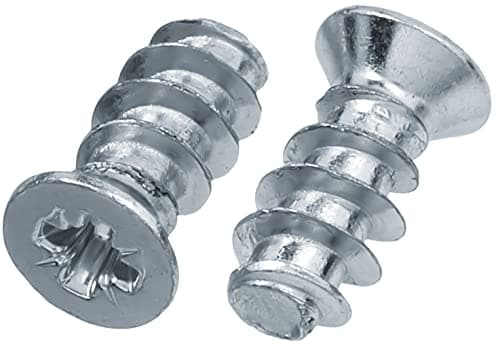 Image of 4mm x 13mm Euro Screws for Hinges Draw Runner Screws Flat Head Countersunk (Pack of 20) G13D