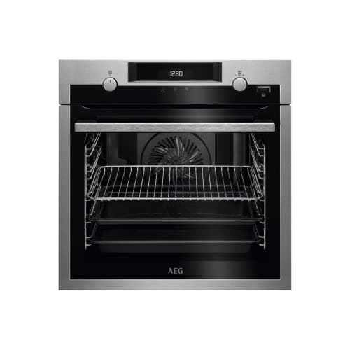 Image of AEG 71L Electric Built-in Single Oven With Pyrolytic Cleaning - Stainless Steel