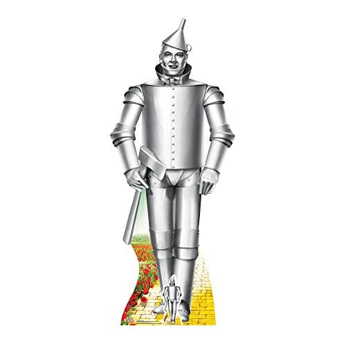 Image of Star Cutouts SC975 Tin Man (Jack Haley) Wizard of Oz Lifesize Cardboard Cutout 171cm – Iconic Film Display for Fans, Collectors & Decorations
