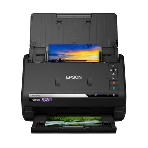 Image of Epson FastFoto FF-680W Wireless High-Speed Photo and Document Scanning System Black