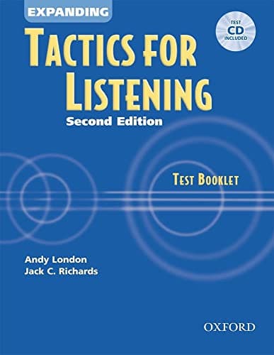 Image of Expanding Tactics for Listening 2nd Edition Test Booklet with CD Pack