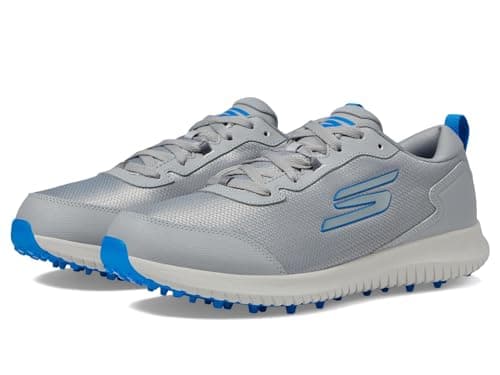 Image of Skechers Mens Go Golf Max Fairway 4 Golf Shoes - Grey/Blue - UK 11