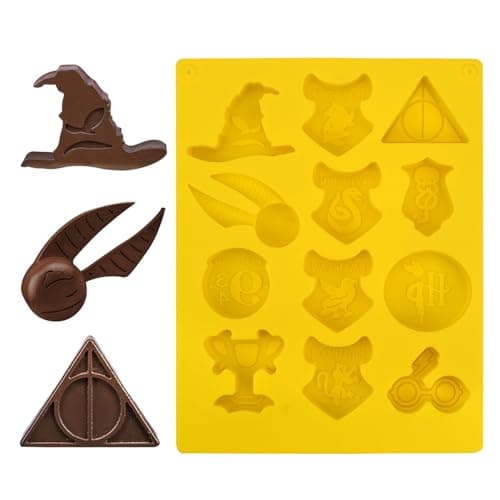 Image of XoeLLe Silicone Mould, Silicone Baking Moulds, Cake Pop Mould, Chocolate Cube Mold, Silicone Mould Chocolates, Non Stick and Reusable, for Sweets, Chocolate, Sweets, Jelly, Ice Cubes(B)