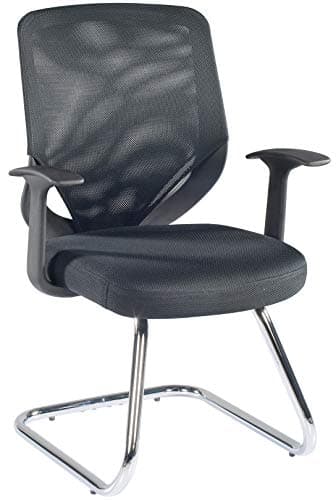 Image of Alphason,AOC9201-V-BLK,Atlanta Mesh back Visitor Chair - Black,Black