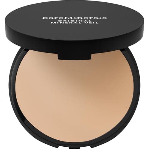 Image of bareMinerals ORIGINAL Mineral Veil Pressed Setting Powder - Talc-Free, Weightless Blurring & Matte Finishing Powder, Pore Minimiser, Extends Makeup Wear, Vegan