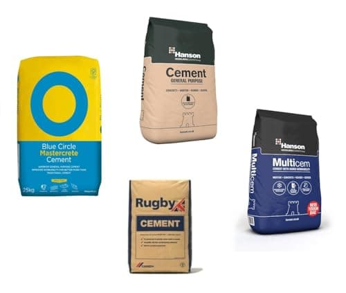 Image of CEMENT General Purpose Cement, 25kg, Waterproof, Pack of 10