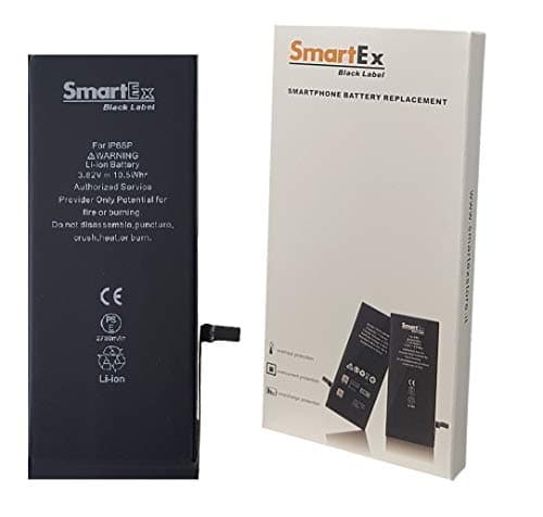 Image of Smartex® Black Label Battery compatible with iPhone 6S Plus - 2750 mAh | 2 Years Guarantee