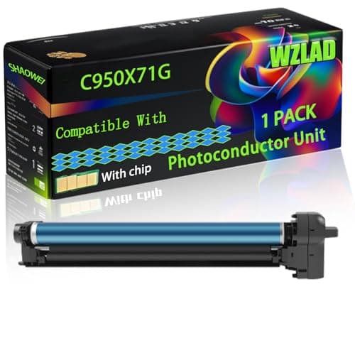 Image of C950X71G Compatible for Lexmark Photoconductor Unit with Chip C950de X950de X952de X954de Printers, High Yield Value Pack Black Consumables Multi-Pack Remanufactured Compatible (1 Pack Cyan)